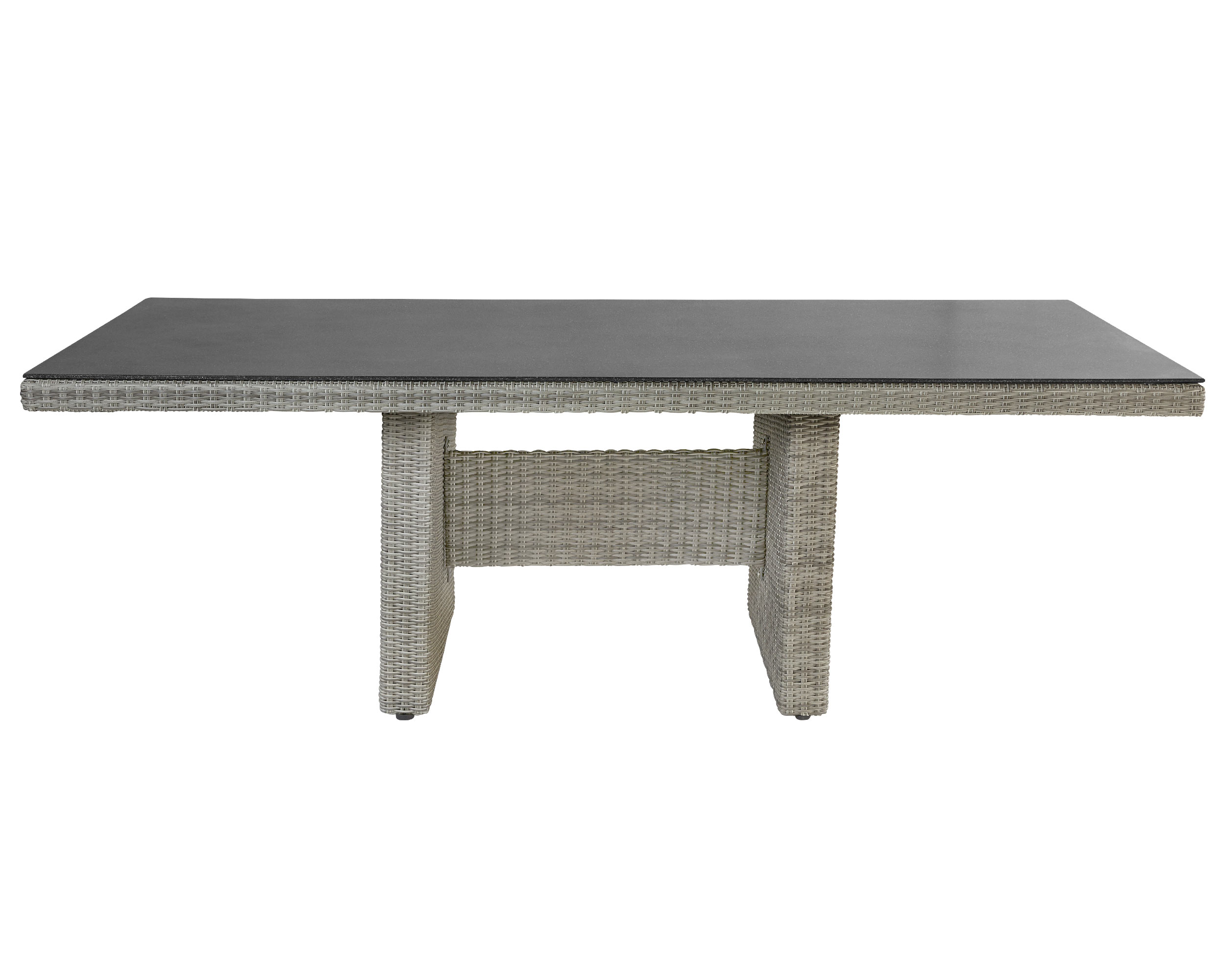 LC Garden »Bilbao« Dining Esstisch Gartentisch 220x100cm Spraystone grau