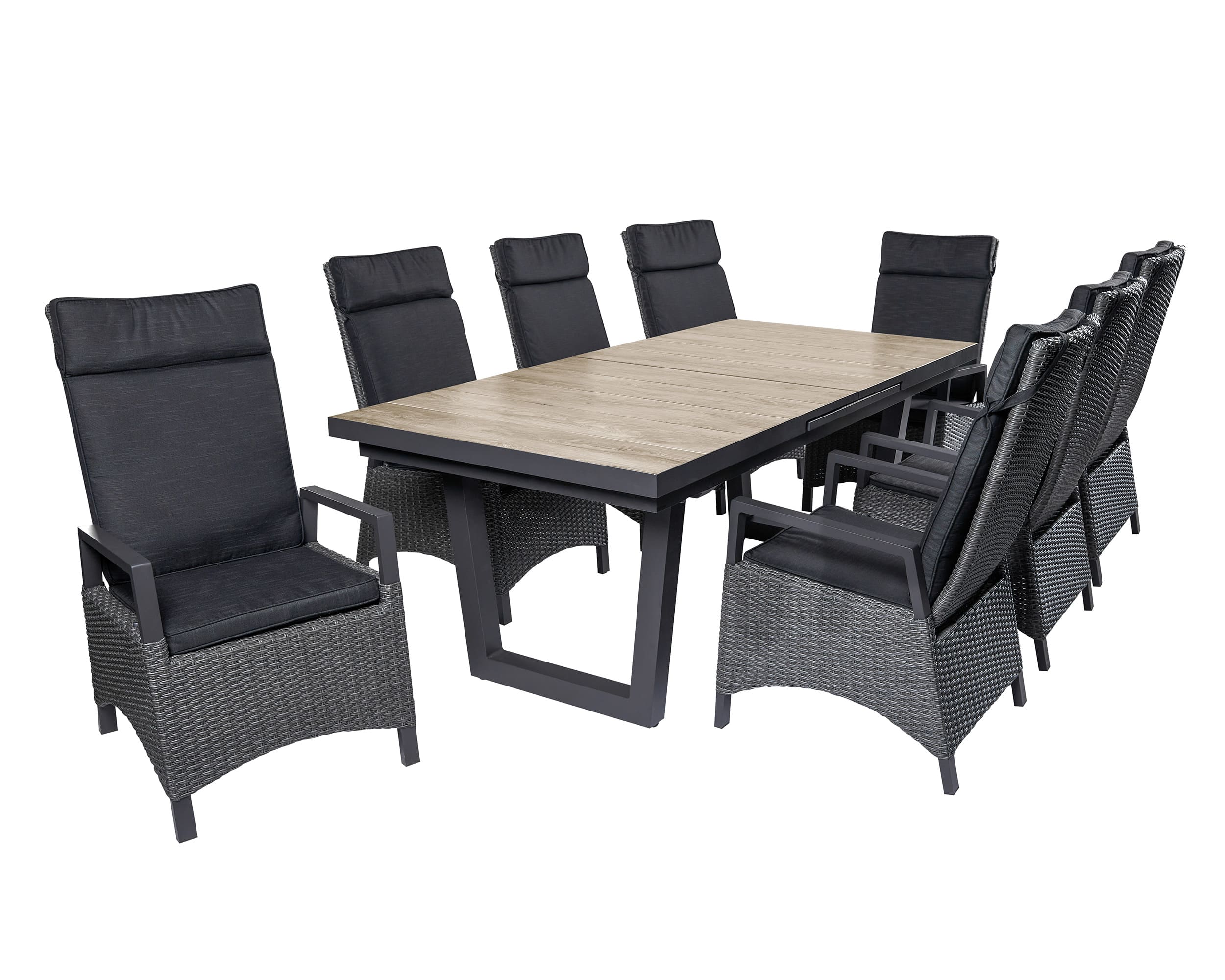 LC Garden »Keramo« Dining Set IV Sitzgruppe Gartenset grau-mix