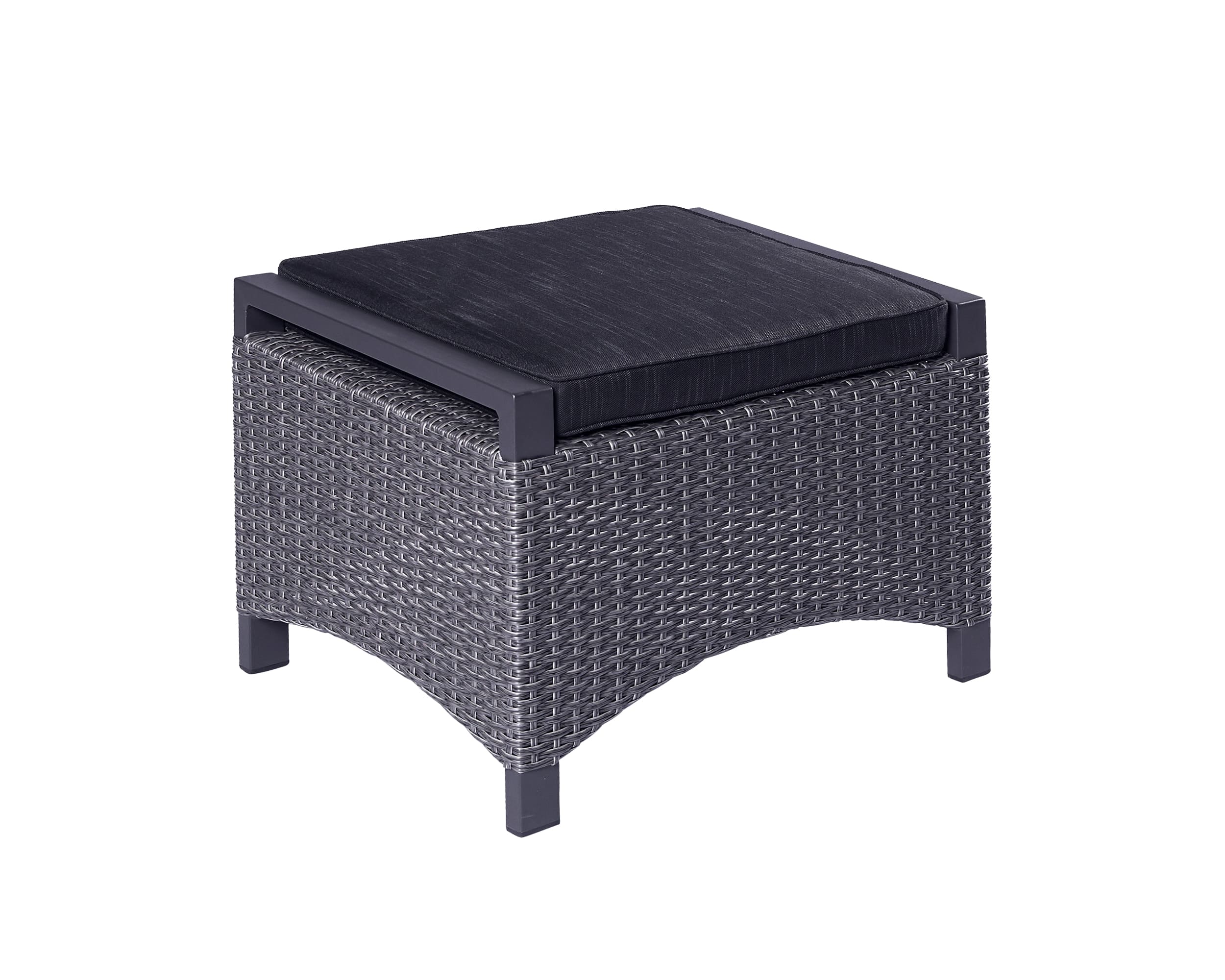 LC Garden »Keramo« Living Hocker Fußbank grau-mix