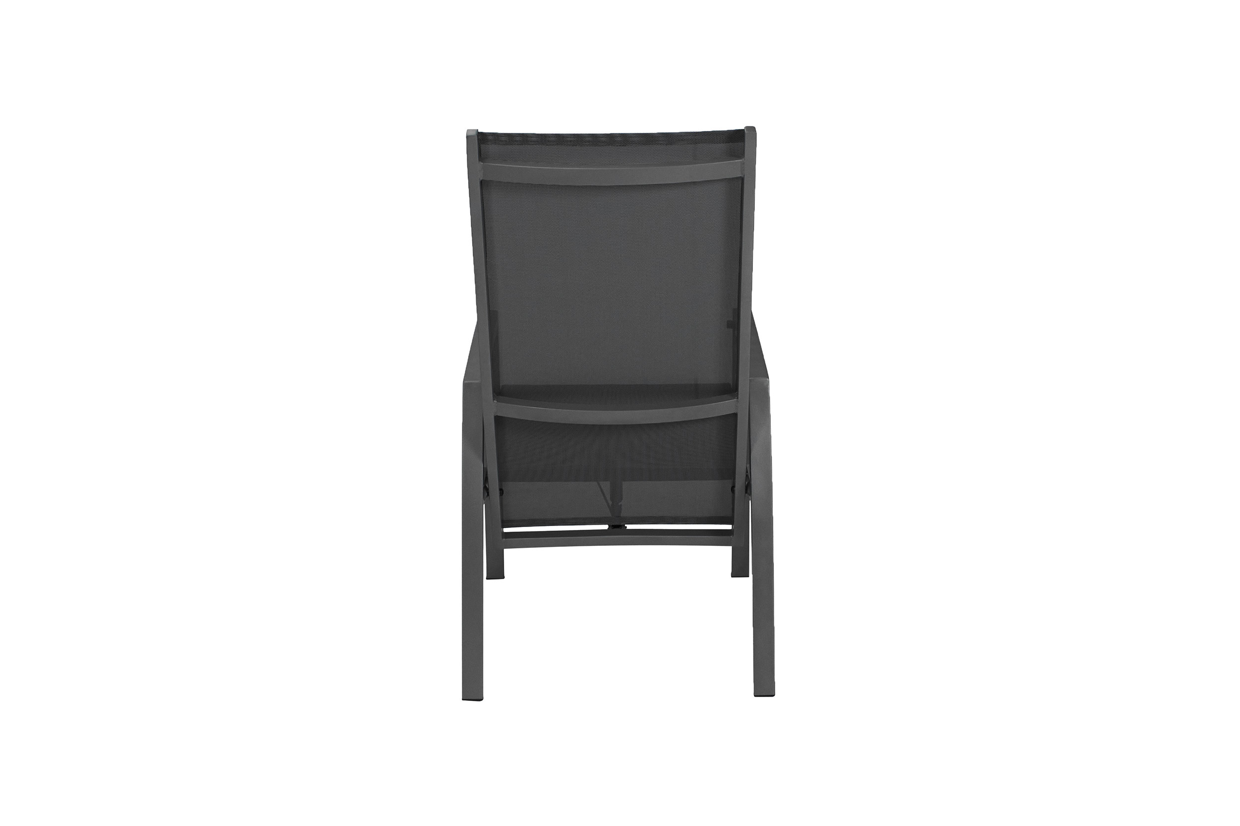 LC Garden »Bondino« Dining 6er Set Positionsstuhl Verstellsessel Textilien grau