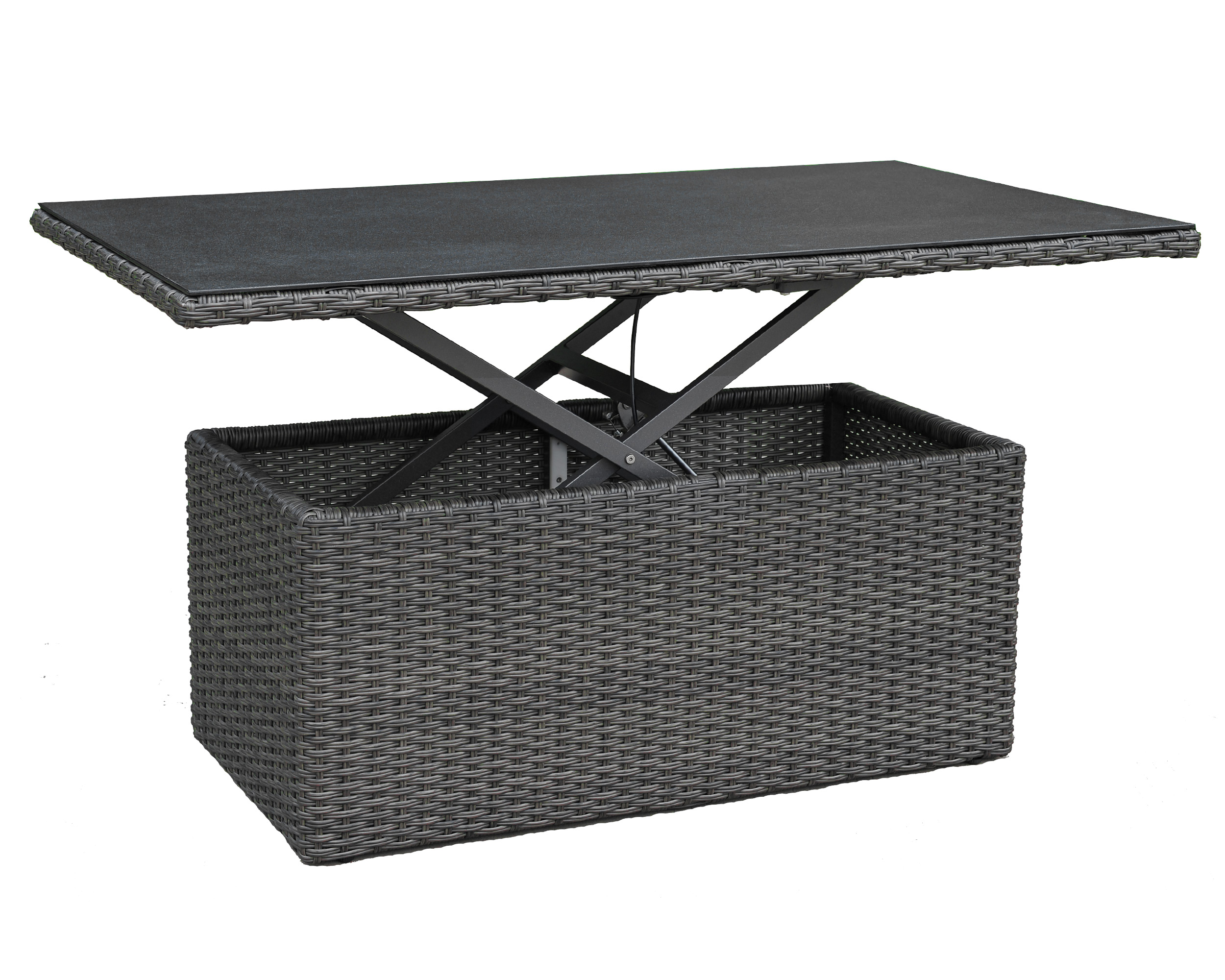 LC Garden »Barcelona« Living Loungetisch mit Liftfunktiongrau-mix Couchtisch