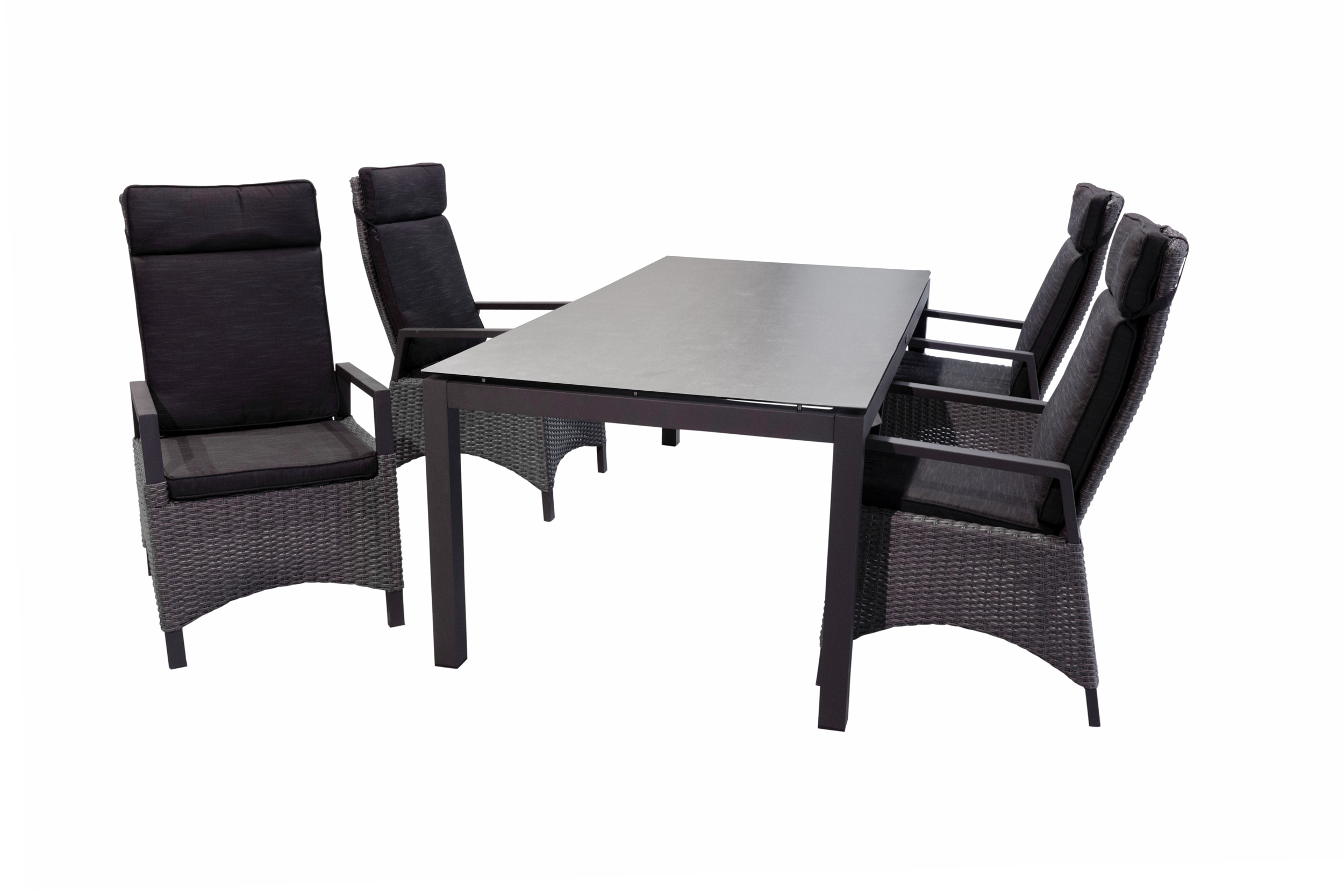 LC Garden Gartenset »Spain Keramo« Dining Set III grau-mix Sitzgruppe
