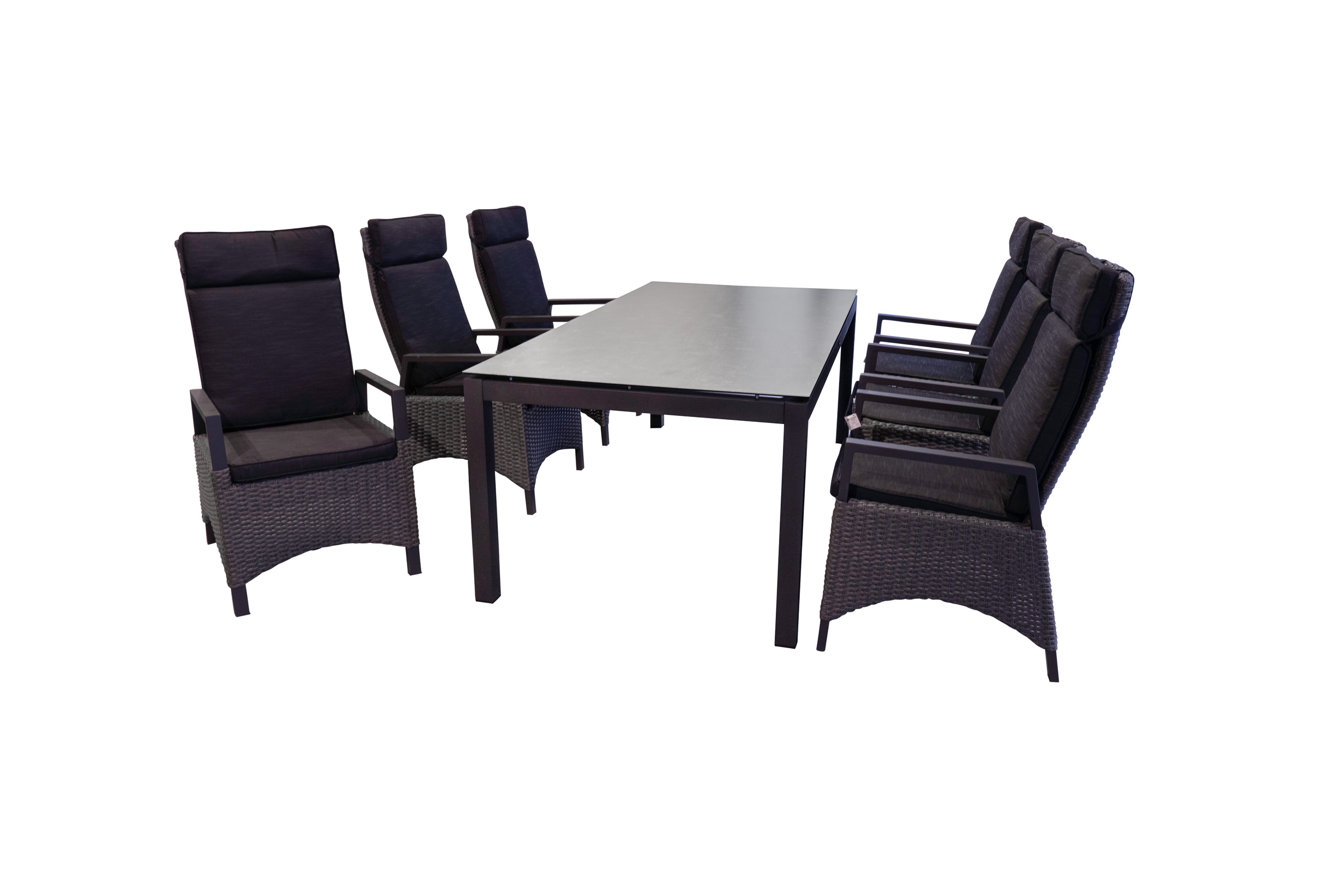 LC Garden Gartenset »Spain Keramo« Dining Set IV grau-mix Sitzgruppe