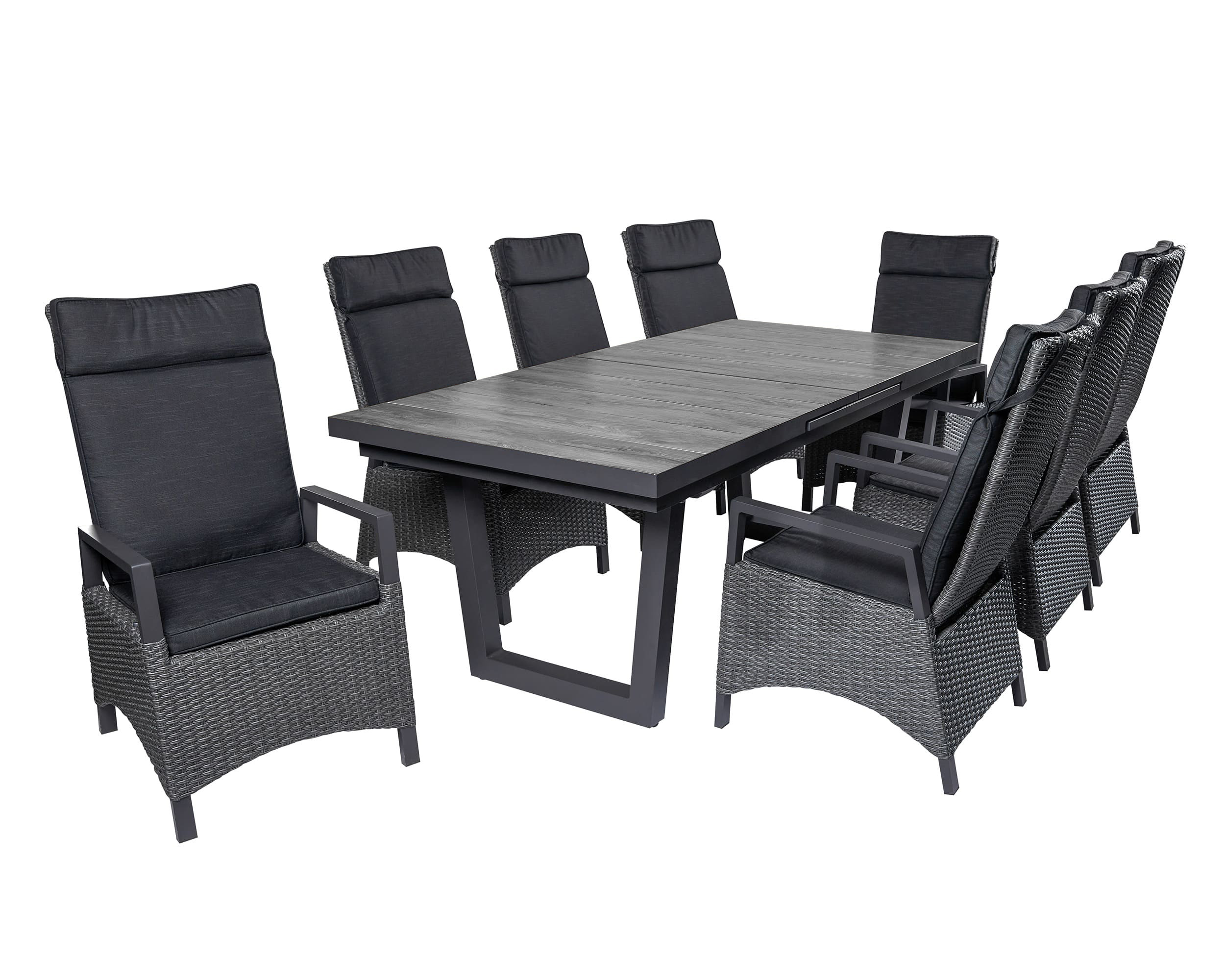 LC Garden »Keramo« Dining Set II Sitzgruppe Gartenset grau-mix