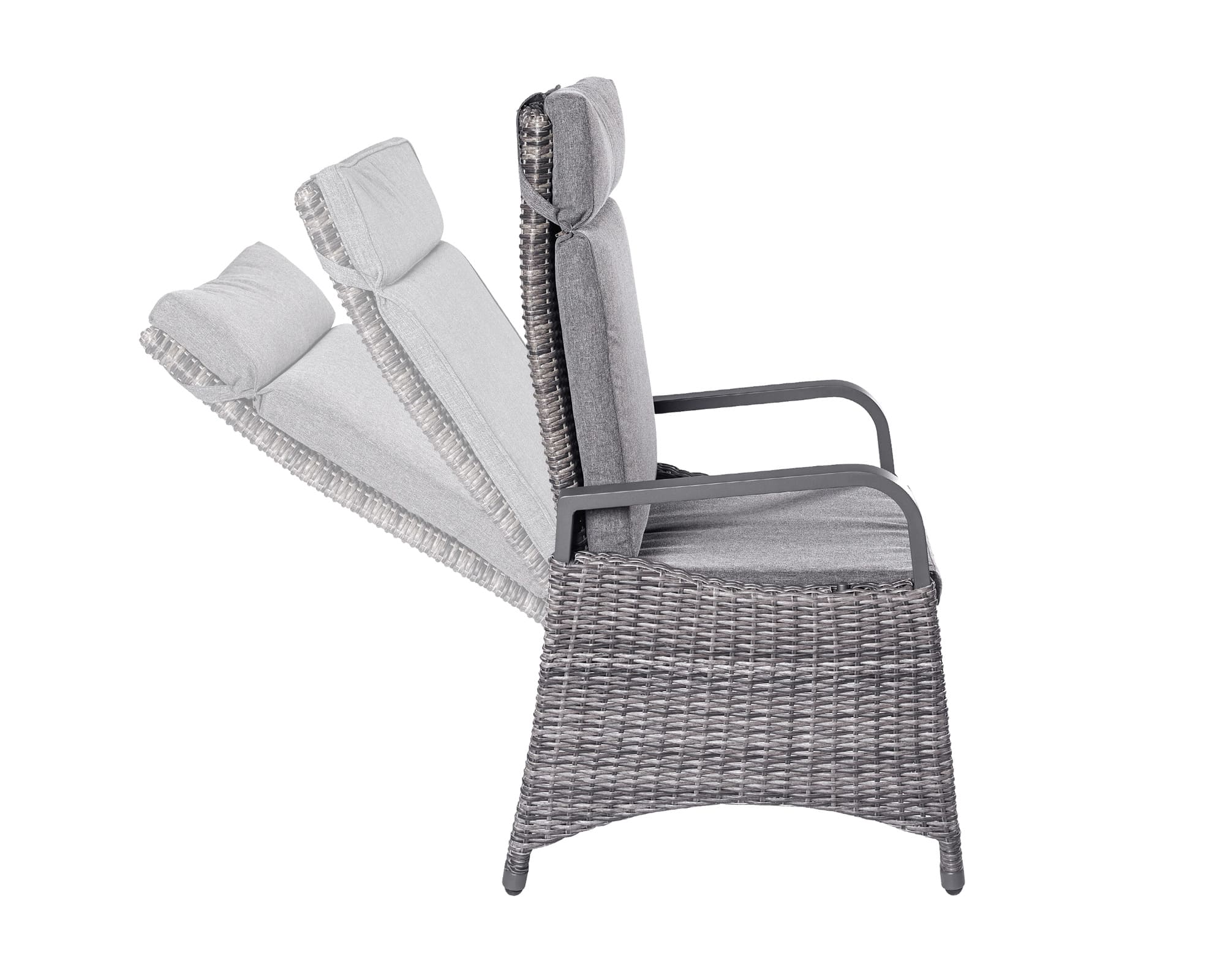 LC Garden »Komido« Dining Set VII Sitzgruppe Gartenset grau-mix