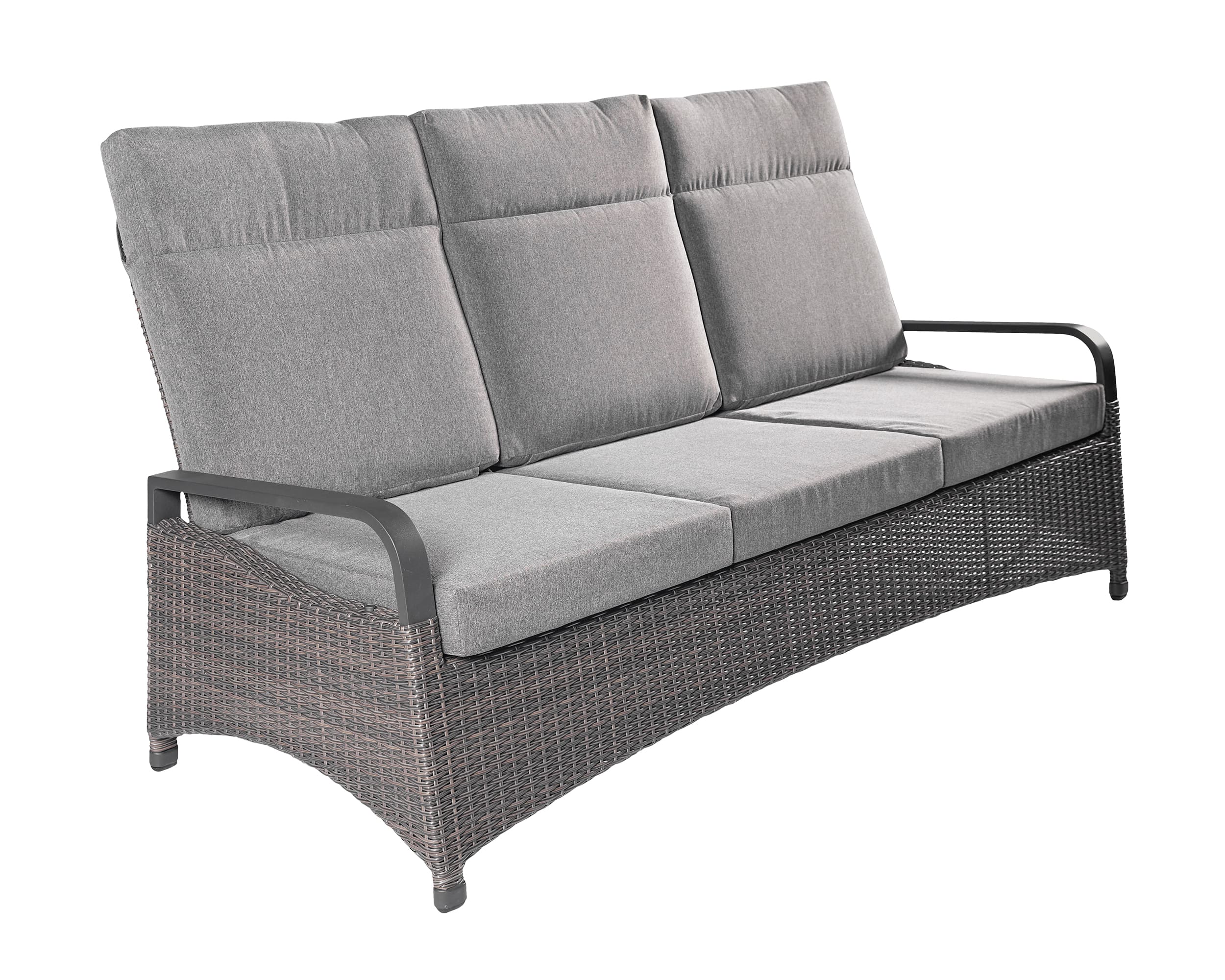LC Garden »Komido« Dining Set X omega braun Garten Sitzgruppe aus handgeflochtenem Polyrattan inkl. Sitzkissen