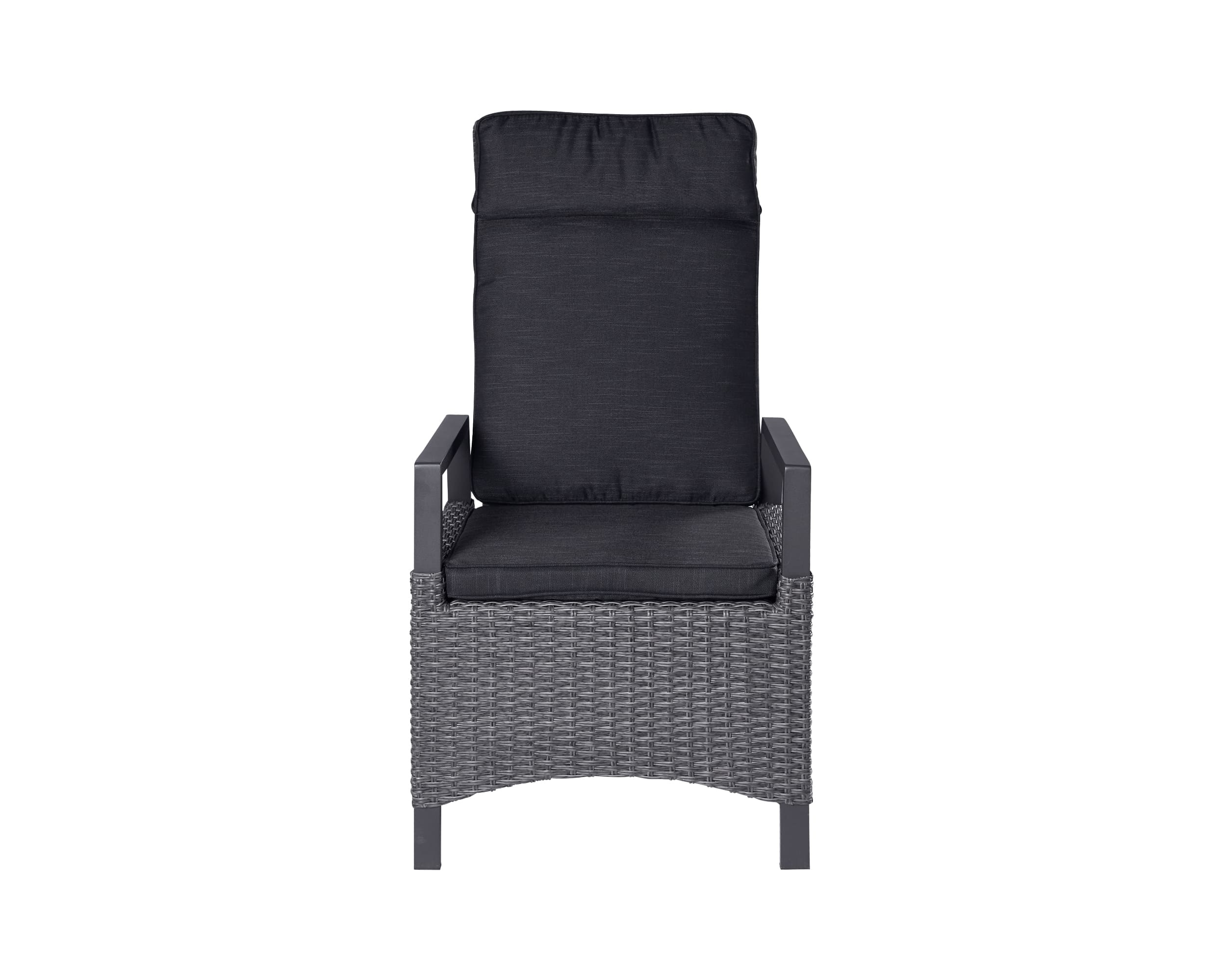 LC Garden »Keramo« Dining 6er Set Positionsstuhl Verstellsessel grau