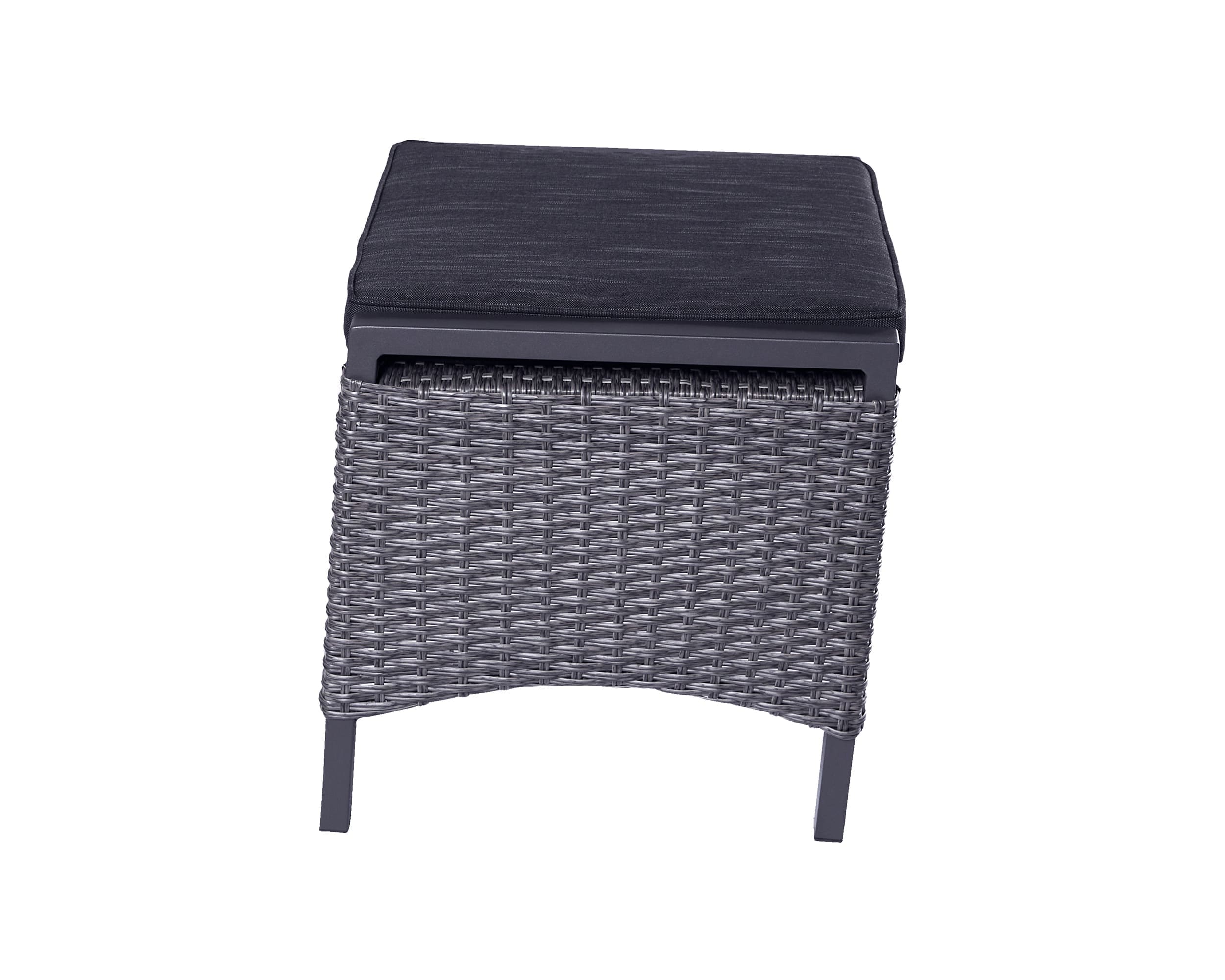 LC Garden »Keramo« Dining Positionsstuhl + Hocker inkl. Kissen grau