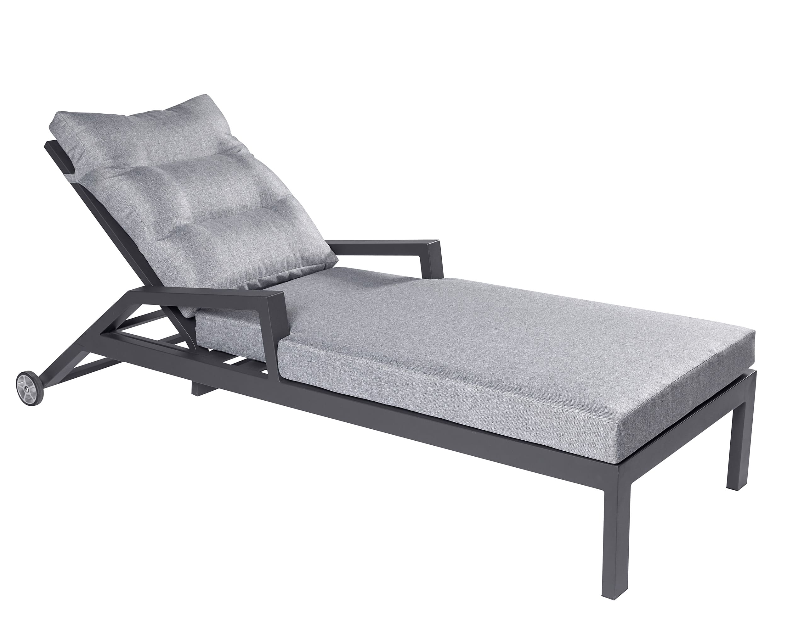 LC Garden »Bondino« Sonnenliege Gartenliege Relax anthrazit