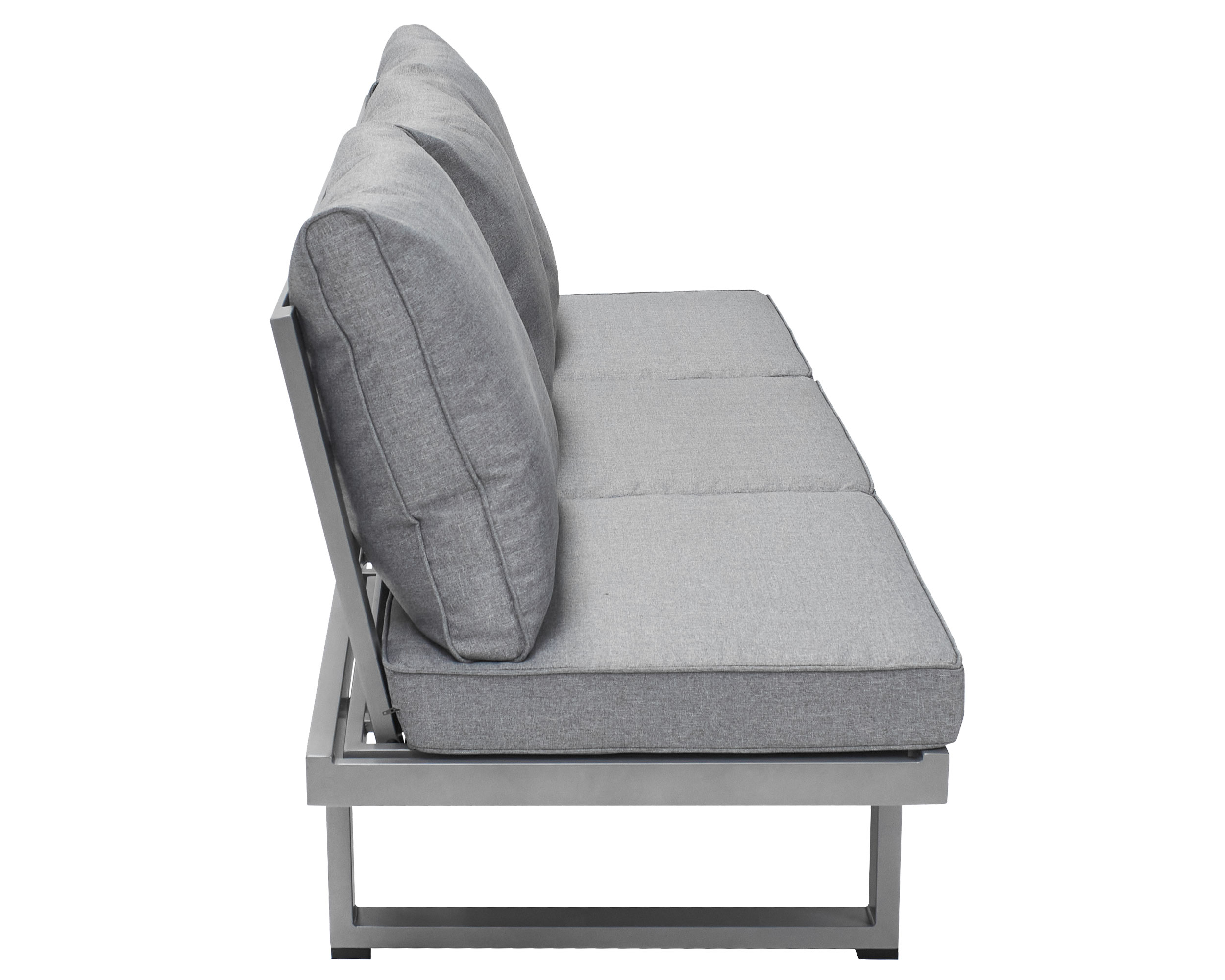 LC Garden »Bondino« Living Multifunktionssofa 3er Sofa silber