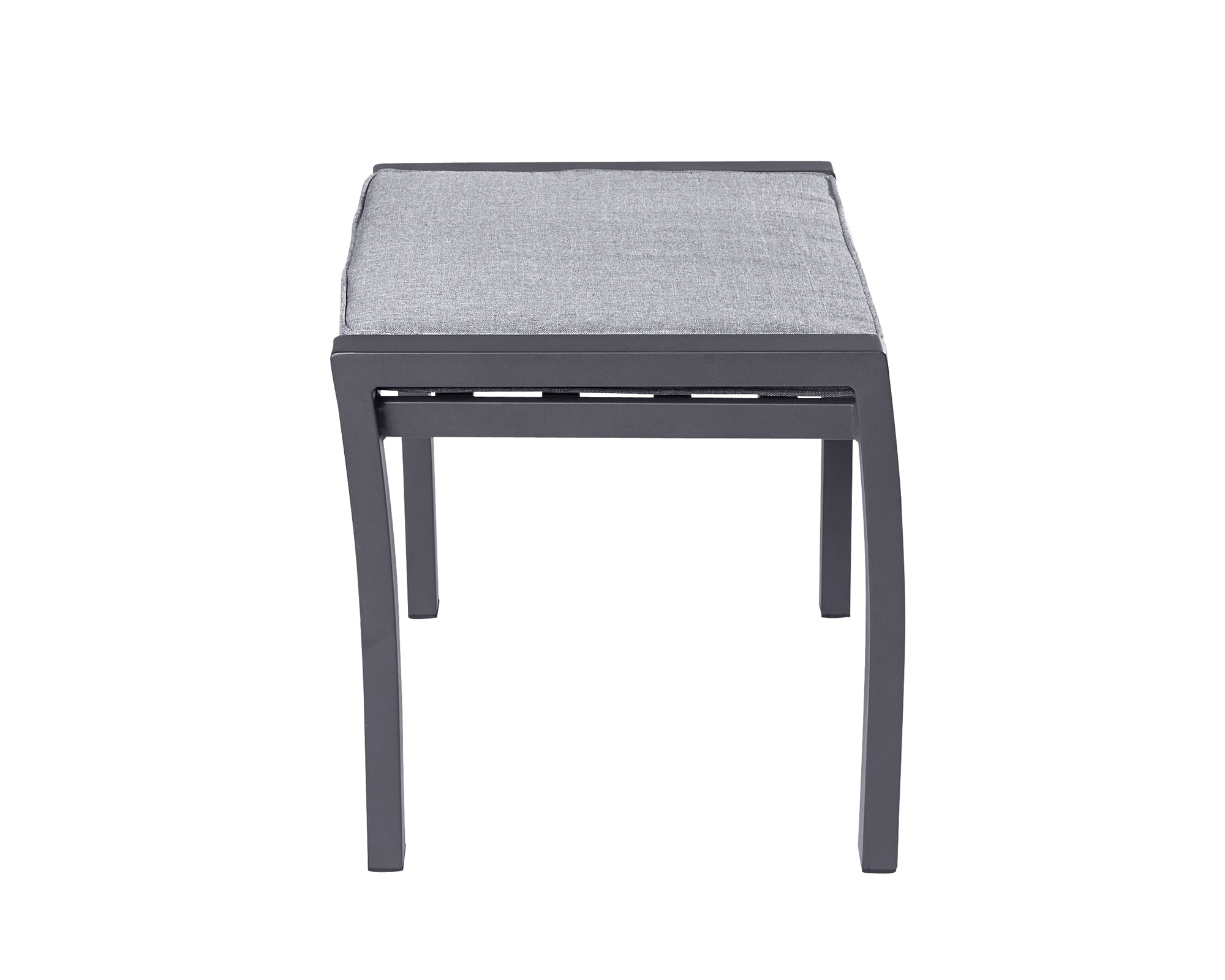 LC Garden »Bondino« Dining Hocker Fußbank anthrazit-eckig