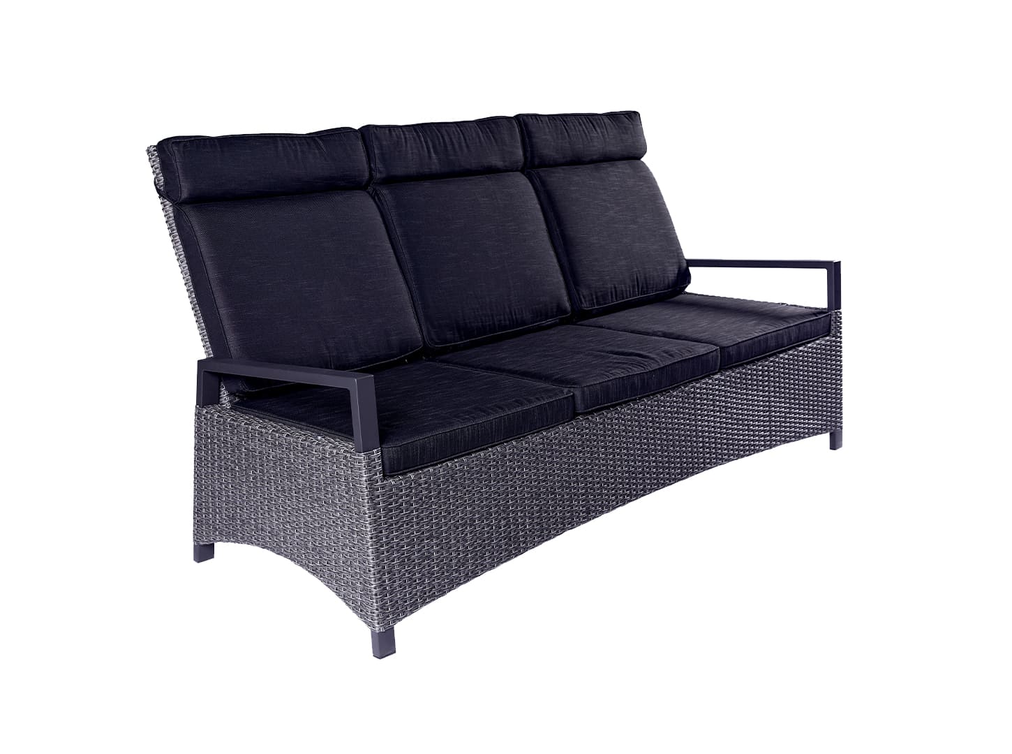 LC Garden »Keramo« Living 3er Sofa Dreisitzer Sofa grau-mix