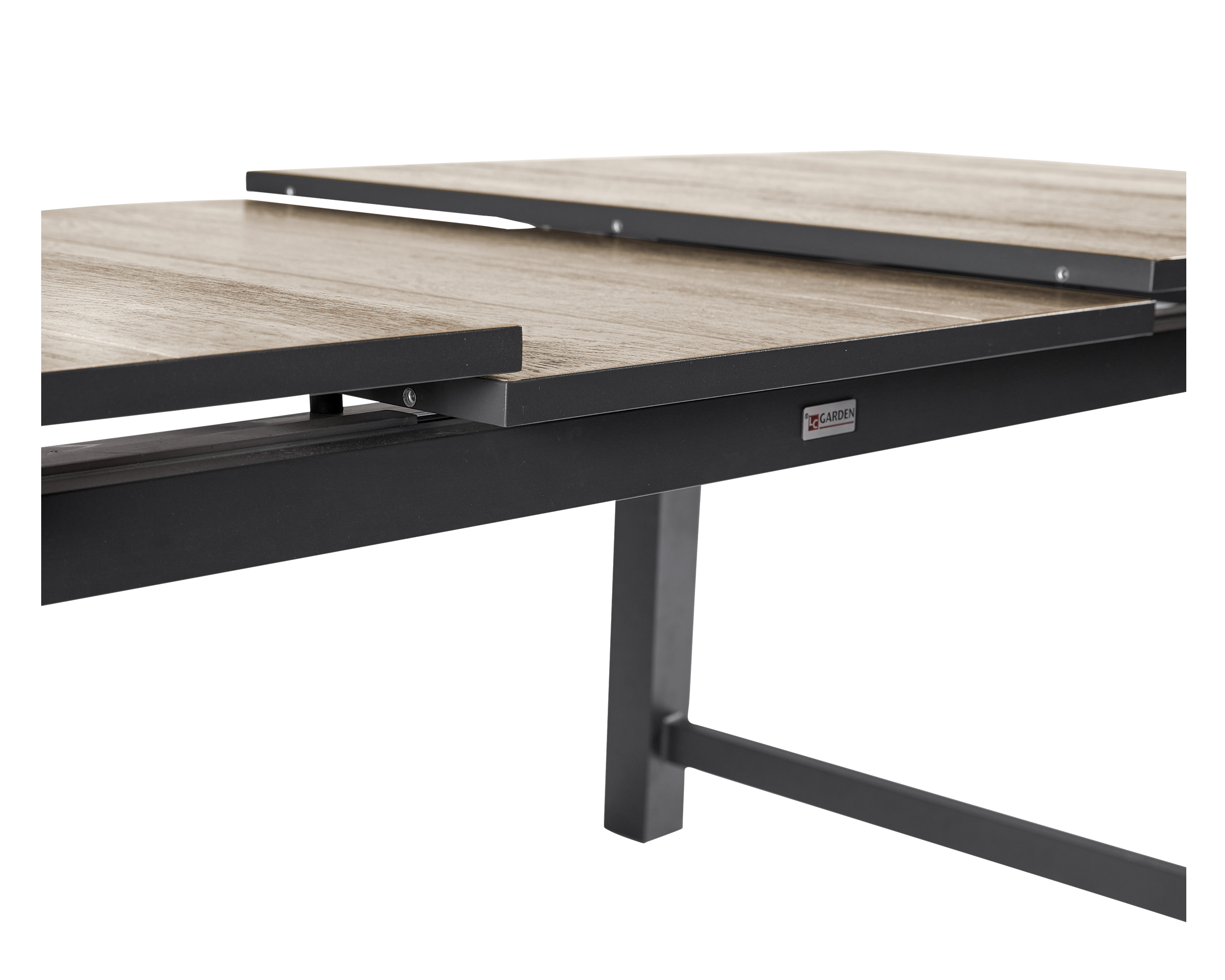 LC Garden »Komido« Dining Ausziehtisch A-Fuß Braun 200/260x100x75cm Gartentisch
